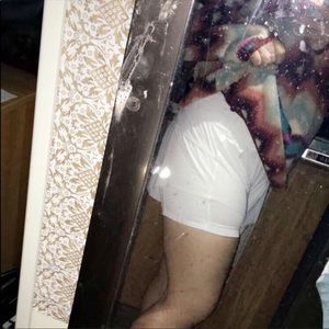 White Lululemon shorts